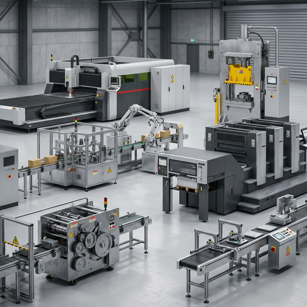 Industrial machines sourced from China